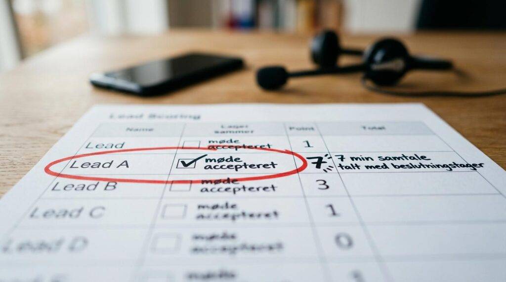 Lead scoring i B2B: model, kriterier og eksempler (inkl. telemarketing ...