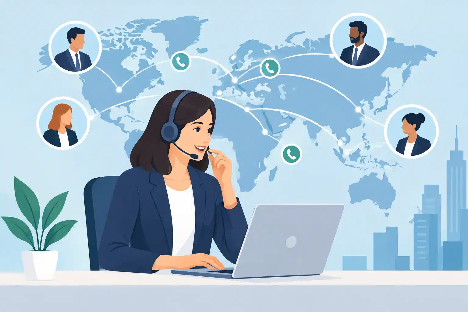 International telemarketing til B2B-salg