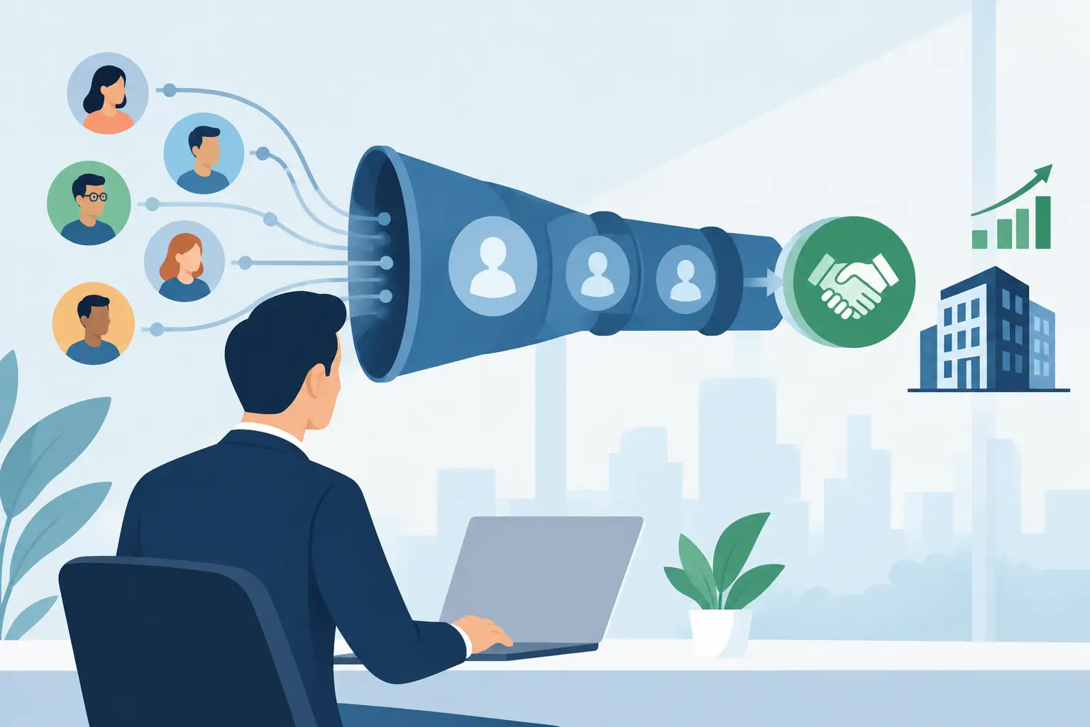 B2B-prospektering for virksomheder med pipeline
